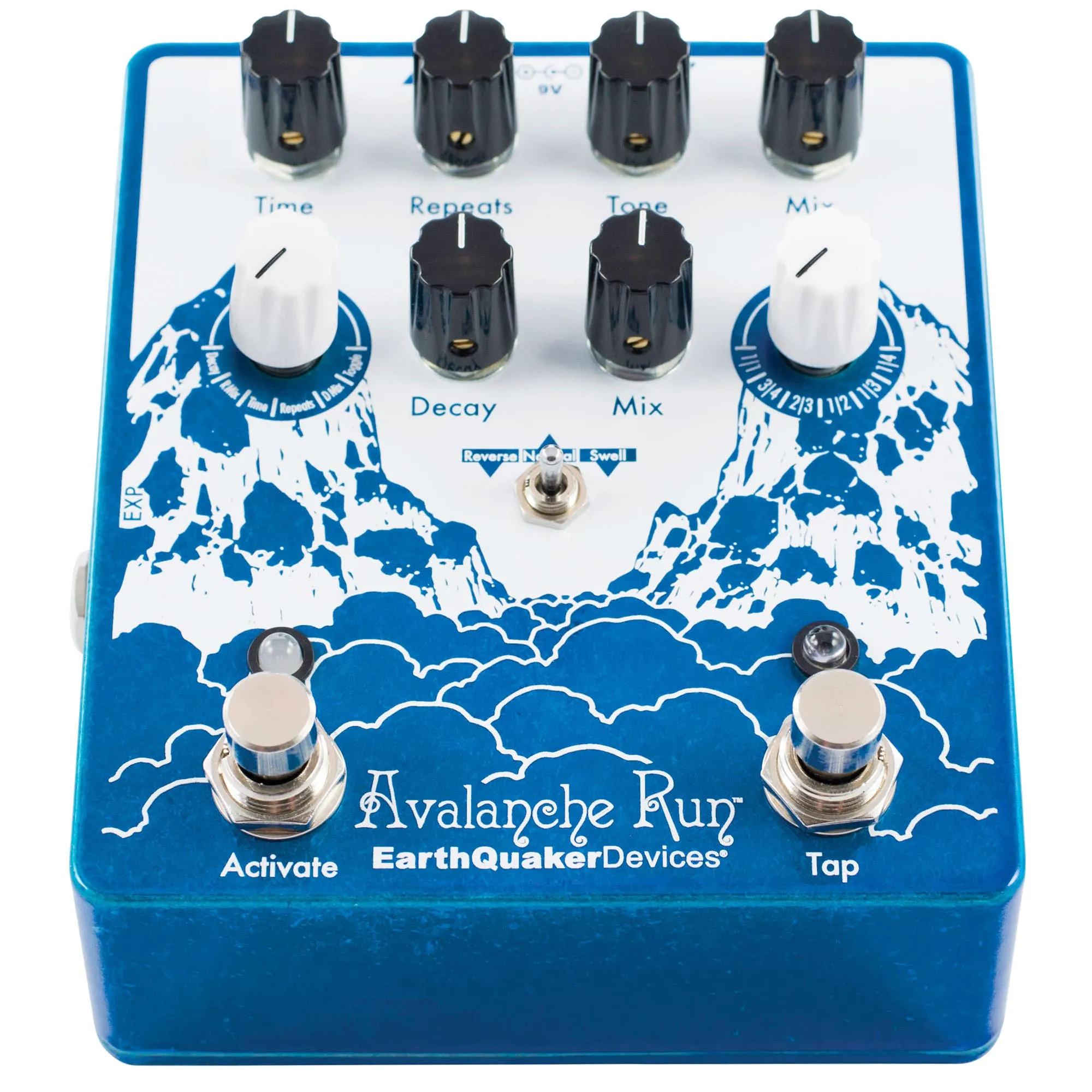 EarthQuaker Devices Avalanche Run V2 Stereo Delay Reverb Pedal