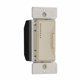 Eaton Wiring Devices Aspire 9534DS Smart Dimmer, 120 V, 600 W, Halogen, Incandescent Lamp, 3-Way, Desert Sand