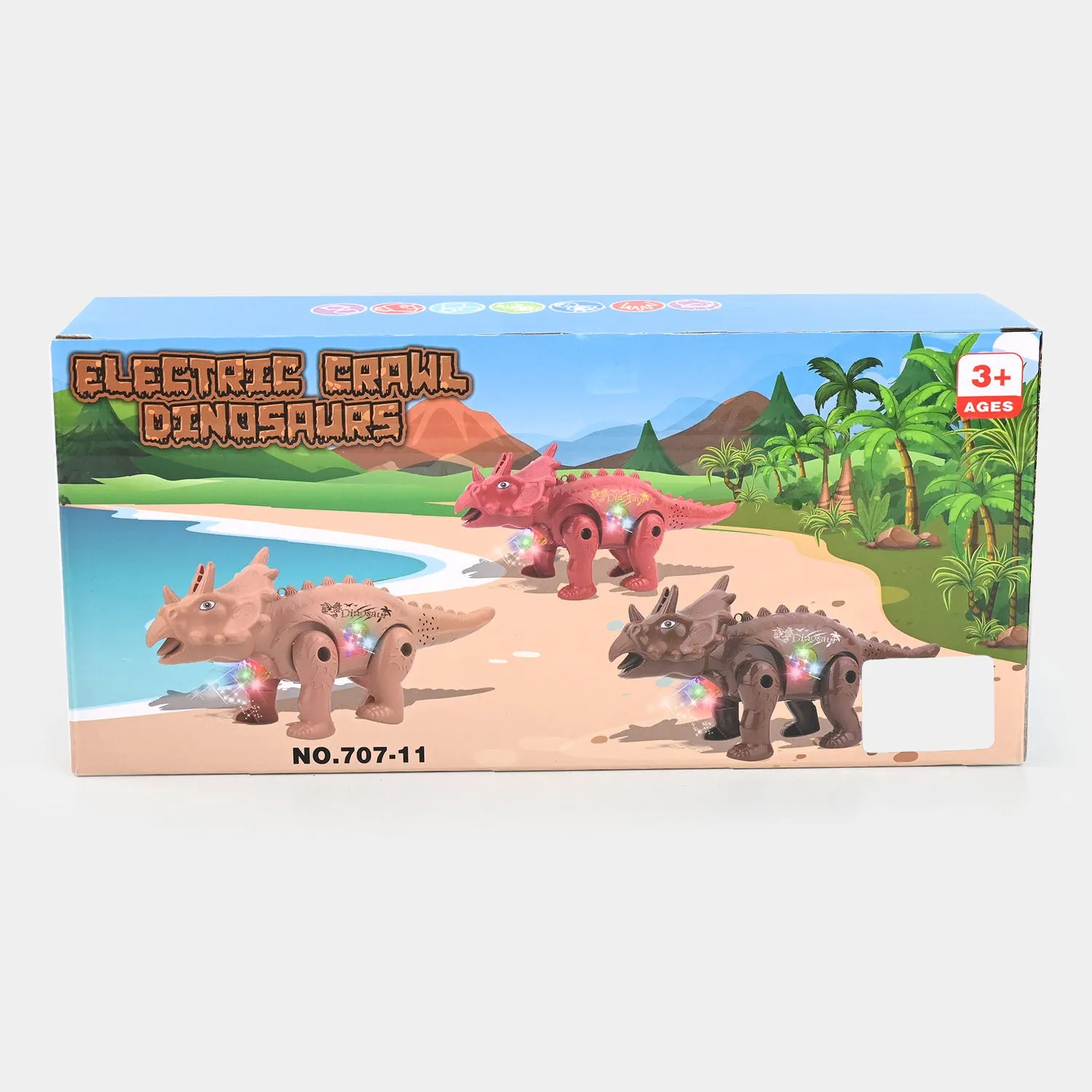 Electric Crawl Dinosaur For Kids