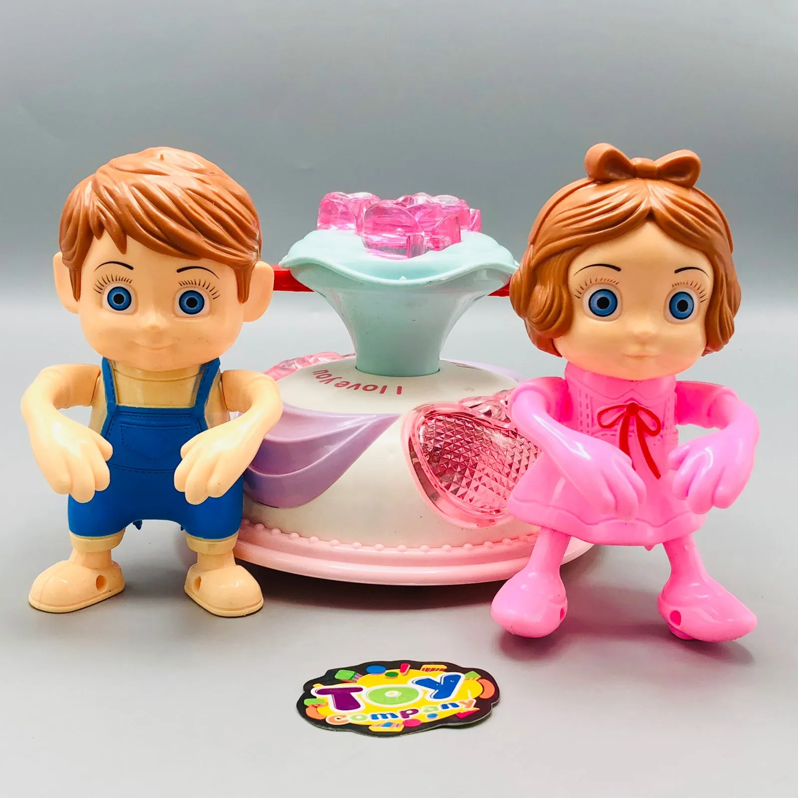 Electric Musical Fairy Tale Swing Balance Toy With Lights