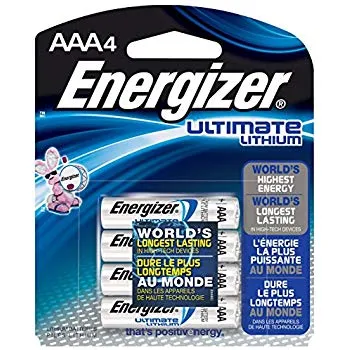 Energizer AAA4 Ultimate Lithium AAAx4