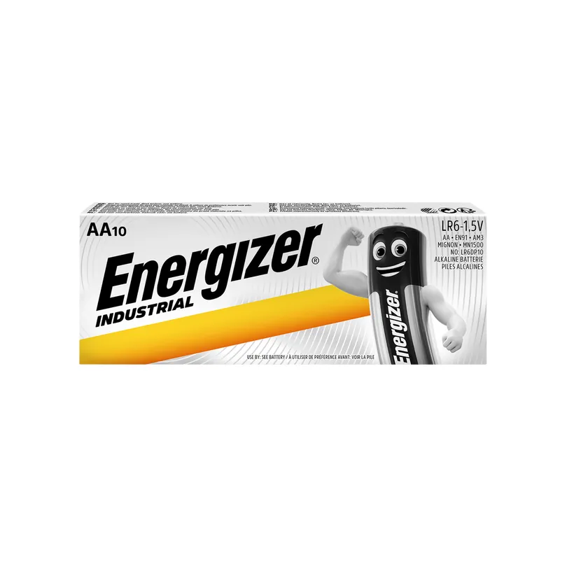 Energizer Industrial AA LR6 Batteries | Box of 10