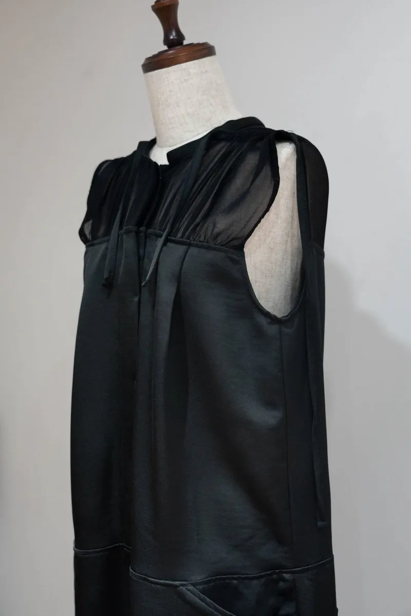 ennui sheer satin all in one/pistàcchio