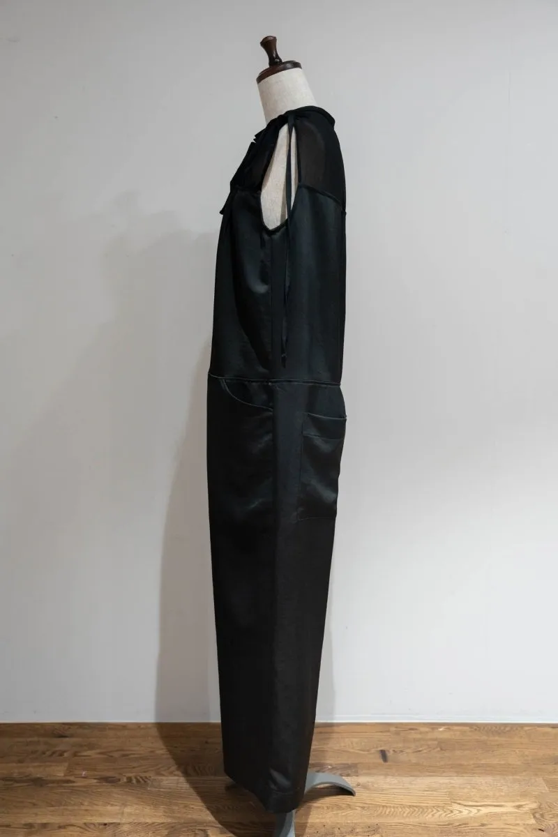 ennui sheer satin all in one/pistàcchio