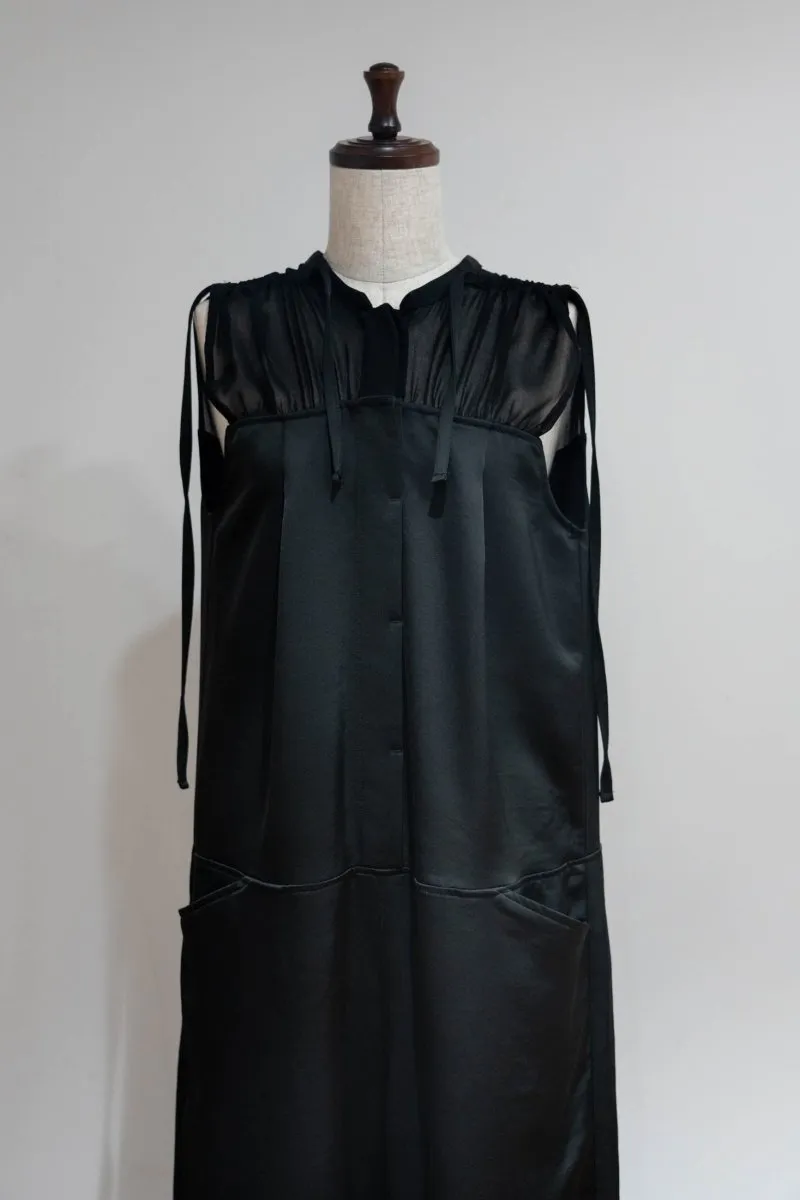 ennui sheer satin all in one/pistàcchio