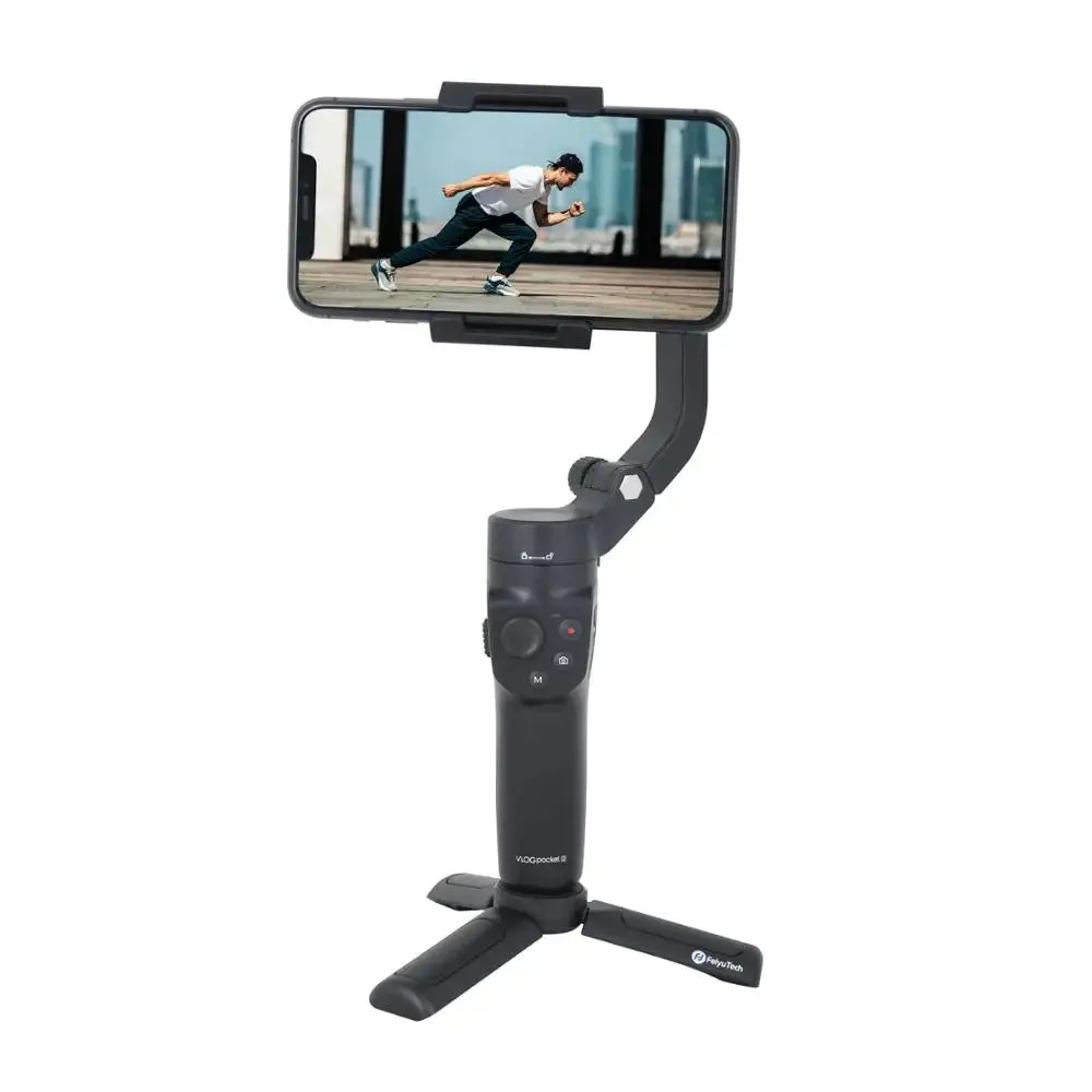 FeiyuTech Vlog Pocket 2 3-Axis Handheld Smartphone Gimbal Stabilizer for iPhone, Samsung, & Xiaomi