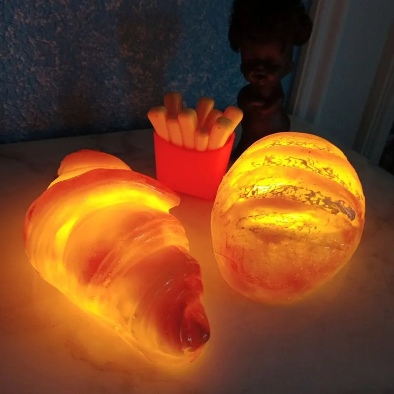 Funny Croissant Series Nightlight