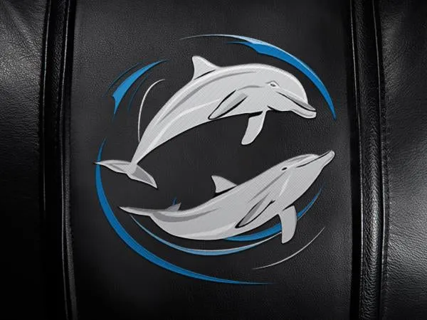 Gaming Chair 100 with Dolphin Swirl Logo Panel
