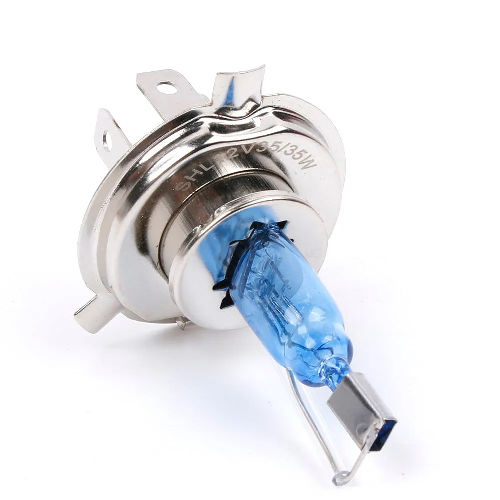 H4 35W Xenon HID Headlight Halogen Light Bulb Lamp White 6000K
