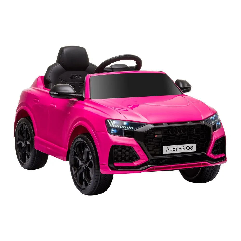 Homcom Audi RS Q8 6V Kids Electric Ride On Car Toy w/ Remote Control Pink