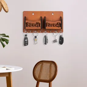 Indian Ethos Inspired Ridhi-Sidhi Key Hooks with Mobile Stand