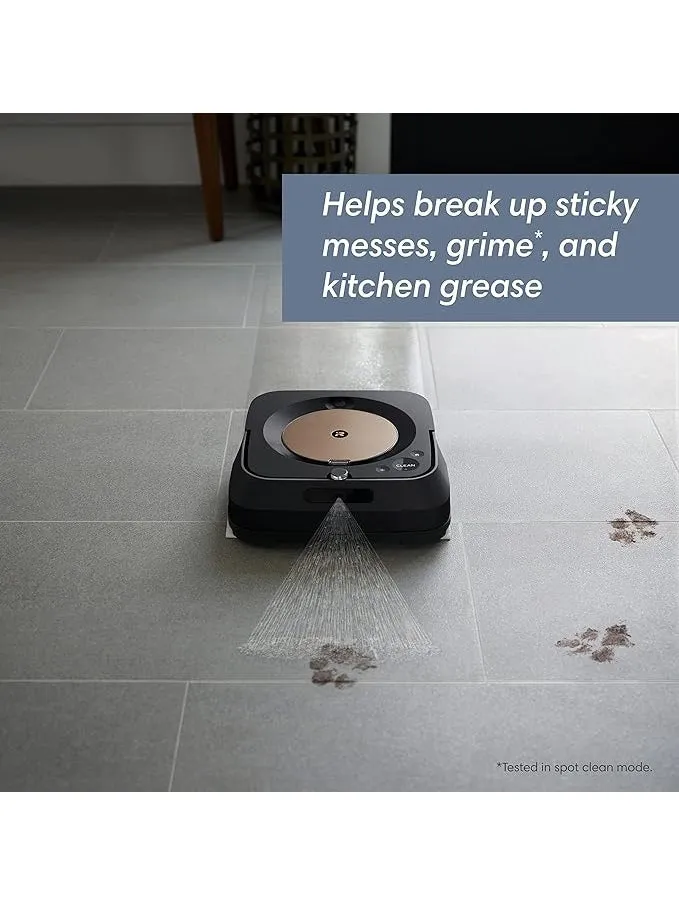 iRobot Braava Jet m6 (6012) Ultimate Robot Mop- Wi-Fi Connected, Precision Jet Spray, Smart Mapping, Works with Alexa, Ideal for Multiple Rooms, Recharges and Resumes