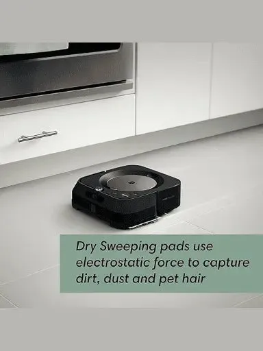 iRobot Braava Jet m6 (6012) Ultimate Robot Mop- Wi-Fi Connected, Precision Jet Spray, Smart Mapping, Works with Alexa, Ideal for Multiple Rooms, Recharges and Resumes