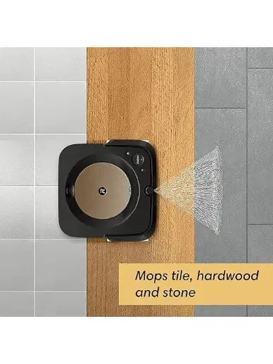 iRobot Braava Jet m6 (6012) Ultimate Robot Mop- Wi-Fi Connected, Precision Jet Spray, Smart Mapping, Works with Alexa, Ideal for Multiple Rooms, Recharges and Resumes