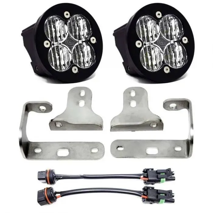 Jeep JL / JT Sport/Sport-S Squadron-R SAE Fog Pocket Kit