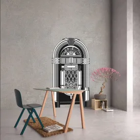 Jukebox Art Wall Print Sticker Decor - Old Music Box Song Party Jdm Die Cut Juke Vinyl Decal