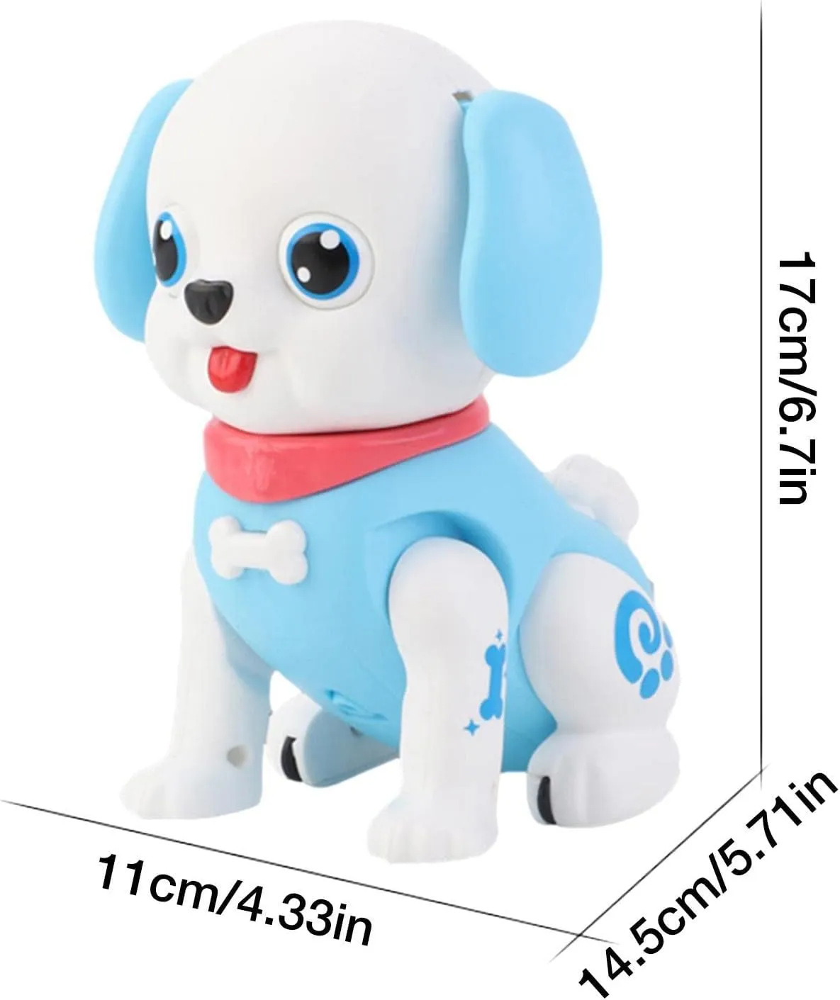 Jumping Dog with Flapping Ears Battery Toy for Small Children, 3years & above