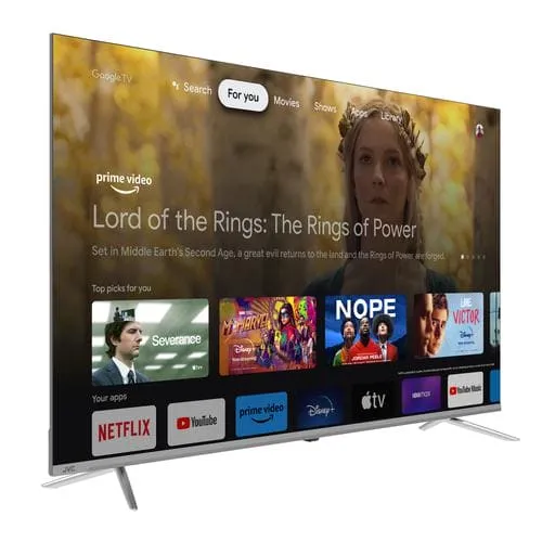 JVC 147.32 cm / 58” Inches Smart 4K UHD Google- offers thousands of movies, shows, and games from Google Play, YouTube, and your favorite apps. TV LT-58KC538- 460769