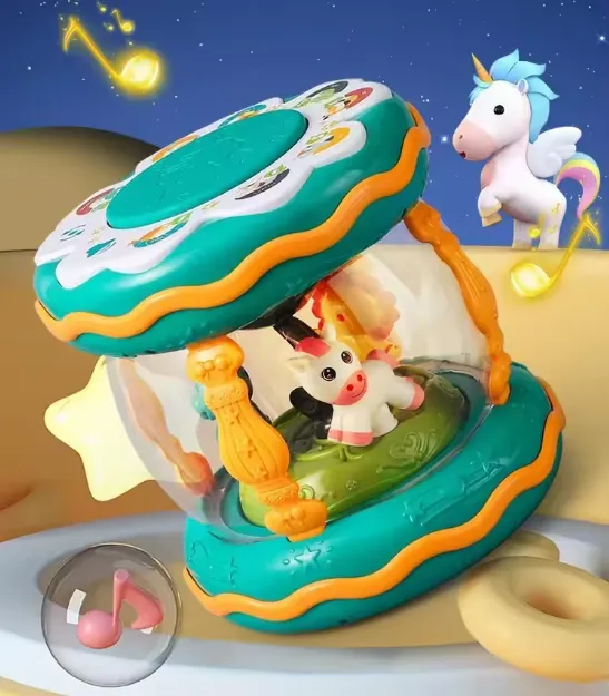 Kids Carousel Touch Musical Drum
