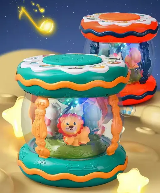 Kids Carousel Touch Musical Drum