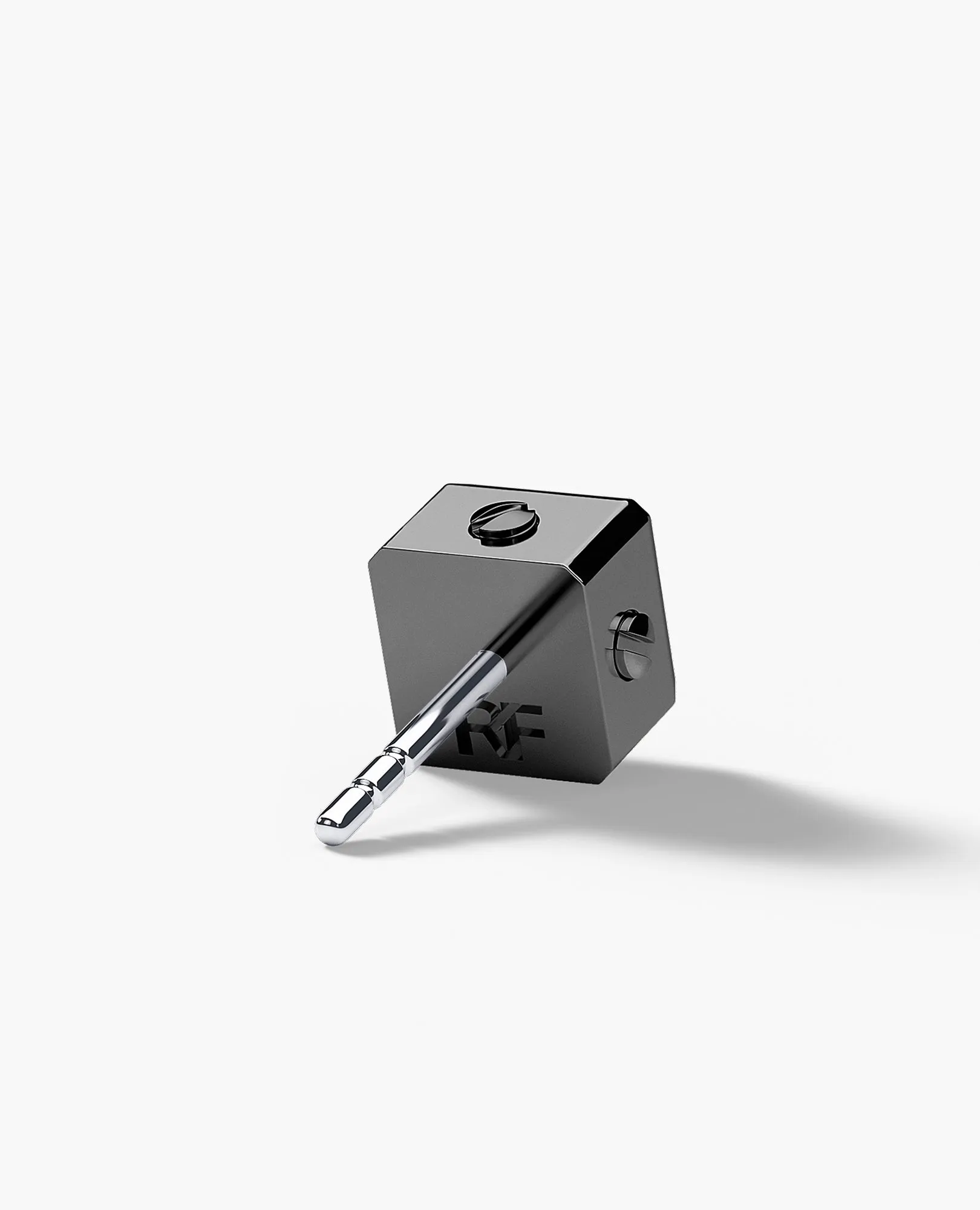 LA PAZ EverBlak Gold Single Stud Earring with 0.90ct Black Diamonds
