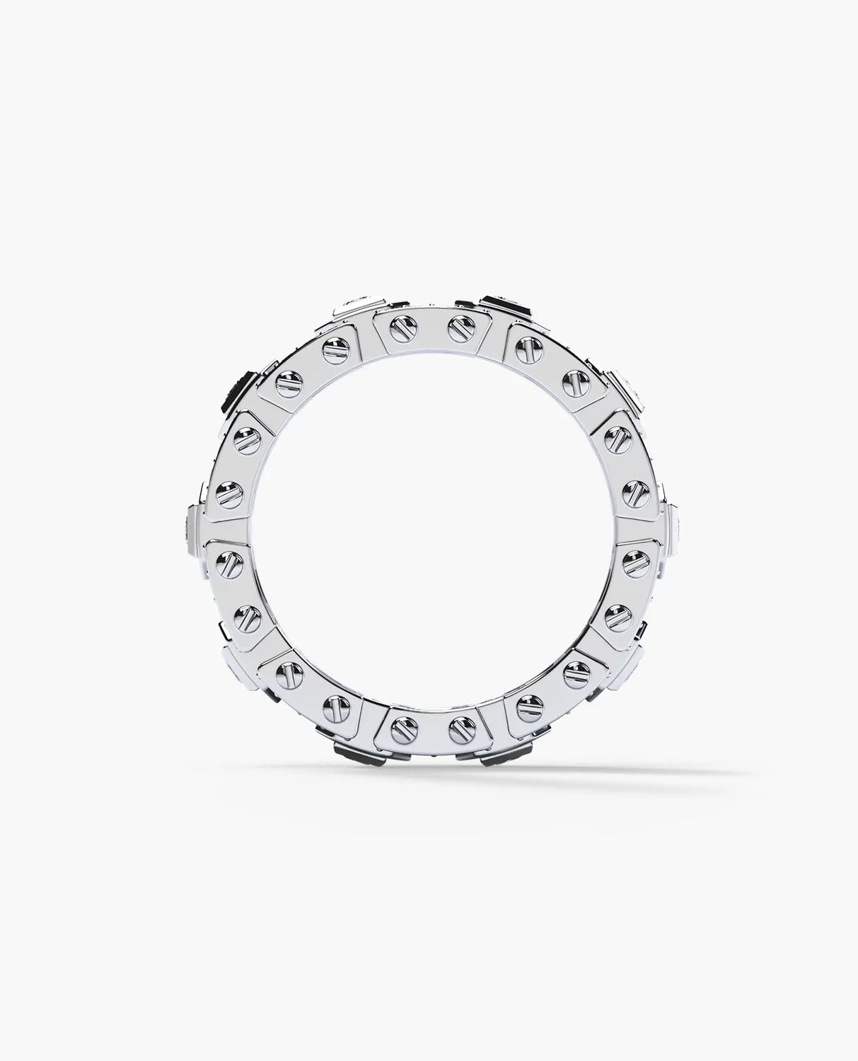 LA PAZ Gold Ring with 1.20ct Sapphires and Diamonds