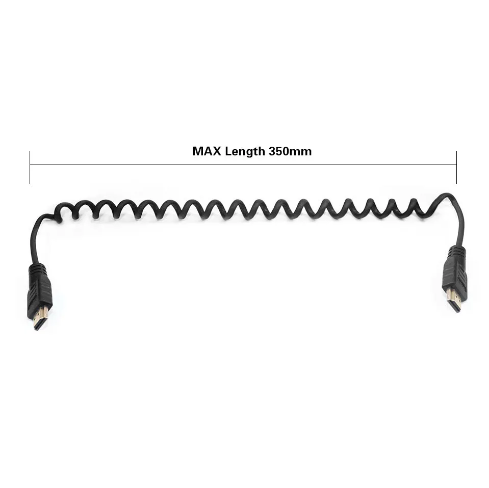 LanParte HDMI-C Coiled HDMI Cable