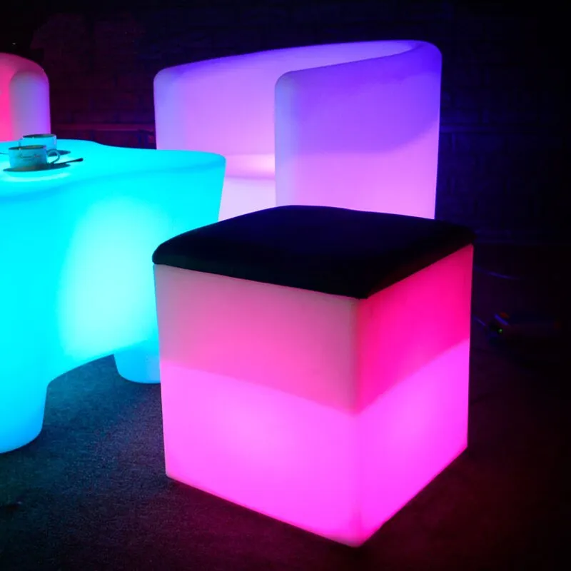 Leadleds Ice bucket / Led night light / chair with cushion