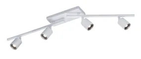 LED Adjustable Ceiling Light from the Cayman Collection in White Finish by Arnsberg