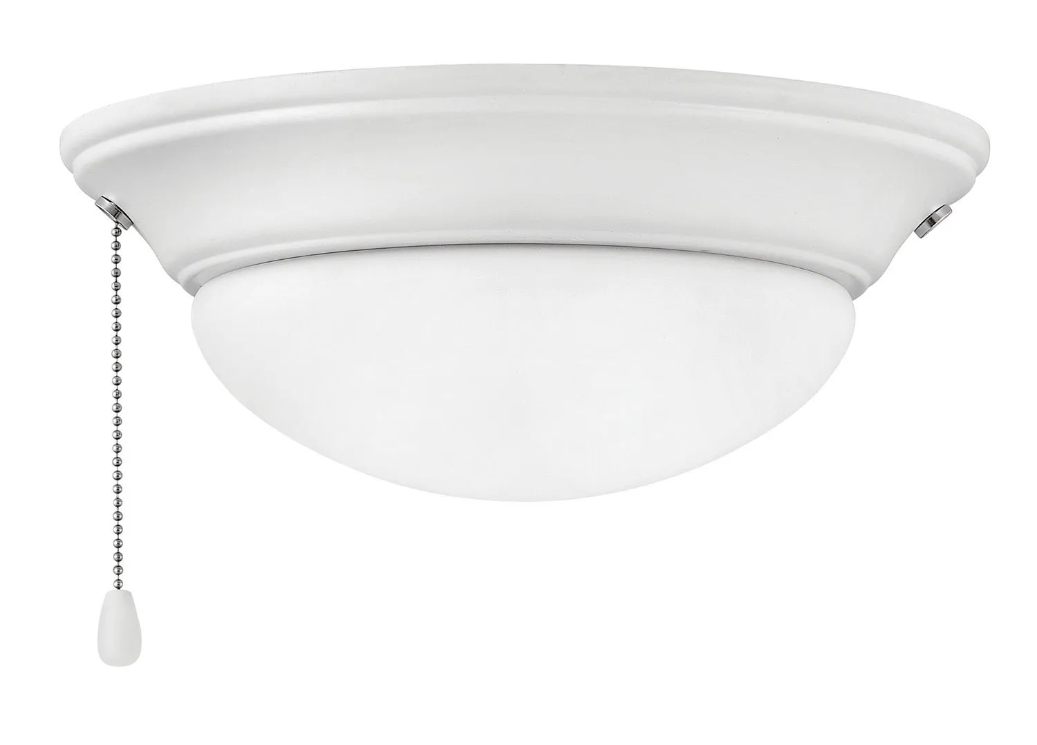 LED Fan Light Kit from the Light Kit Collection in Chalk White Finish by Hinkley