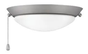LED Fan Light Kit from the Light Kit Collection in Satin Steel Finish by Hinkley