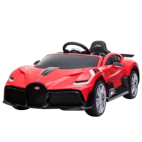 Licensed Bugatti Divo Red Kids Electric Ride On Car 12V7AH