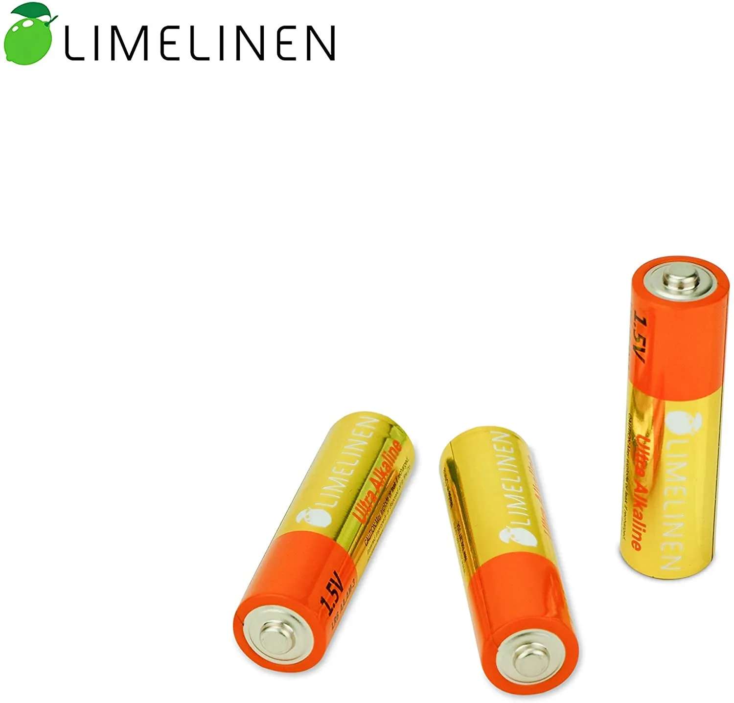 LIMELINEN AA Batteries - Alkaline High Performance, Shelf Life 10 yrs