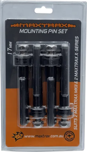 MAXTRAX Mounting Pin Set MKII/X-Series 17mm