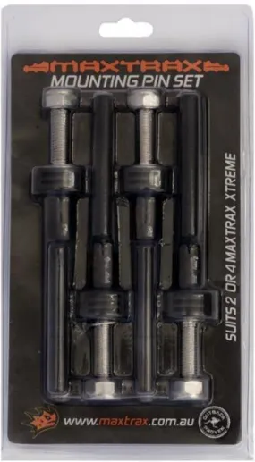 MAXTRAX Mounting Pin Set - X-Series (Black)
