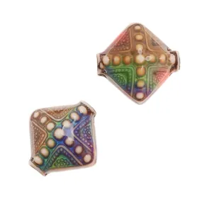 Mirage Color Changing Mood Beads - Aurora Diamonds 15mm (2 pcs)