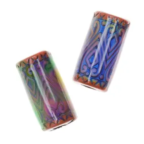 Mirage Color Changing Mood Beads - Glow Nouveau 17.5x8.5mm (2 pcs)