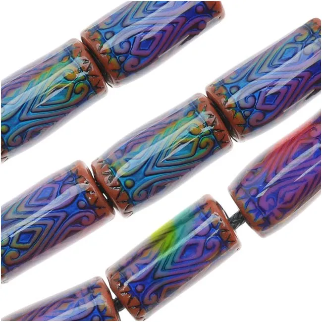 Mirage Color Changing Mood Beads - Glow Nouveau 17.5x8.5mm (2 pcs)