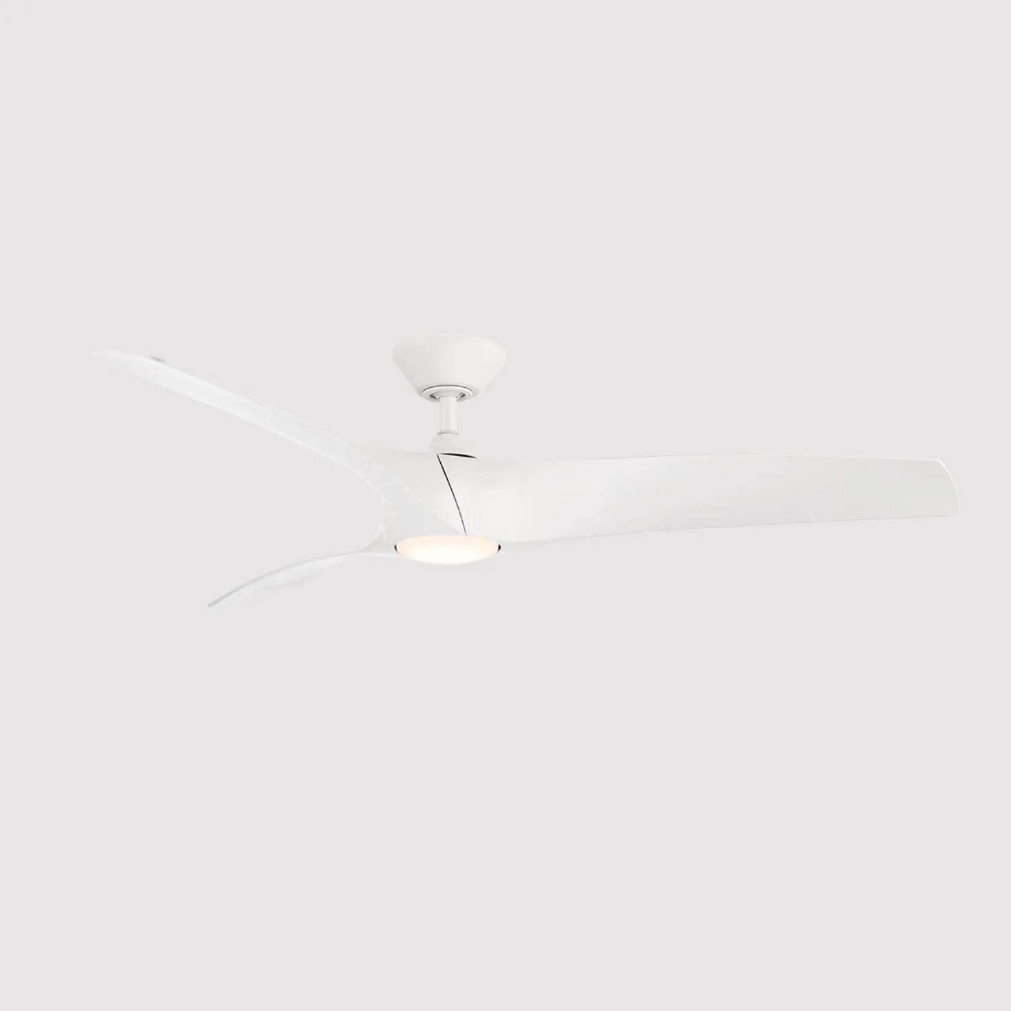 Modern Forms | Zephyr 52" Downrod Ceiling Fan in Matte White