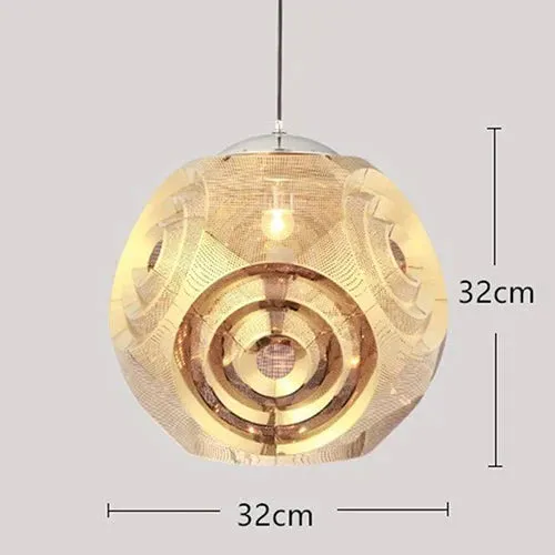 Modern Personality Music Box Hanging Lamps E27 Led Stainless Steel Pendant Lamps For Living Room Kichen Bedroom Restaurant Hotel