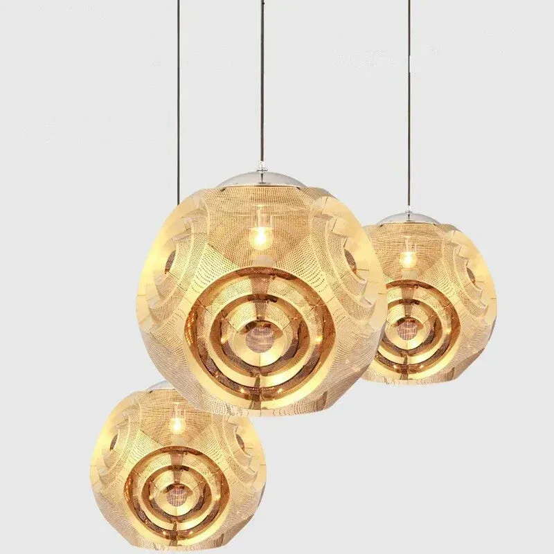 Modern Personality Music Box Hanging Lamps E27 Led Stainless Steel Pendant Lamps For Living Room Kichen Bedroom Restaurant Hotel