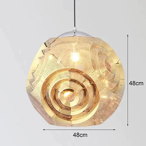 Modern Personality Music Box Hanging Lamps E27 Led Stainless Steel Pendant Lamps For Living Room Kichen Bedroom Restaurant Hotel