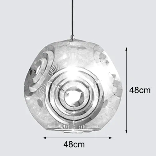 Modern Personality Music Box Hanging Lamps E27 Led Stainless Steel Pendant Lamps For Living Room Kichen Bedroom Restaurant Hotel