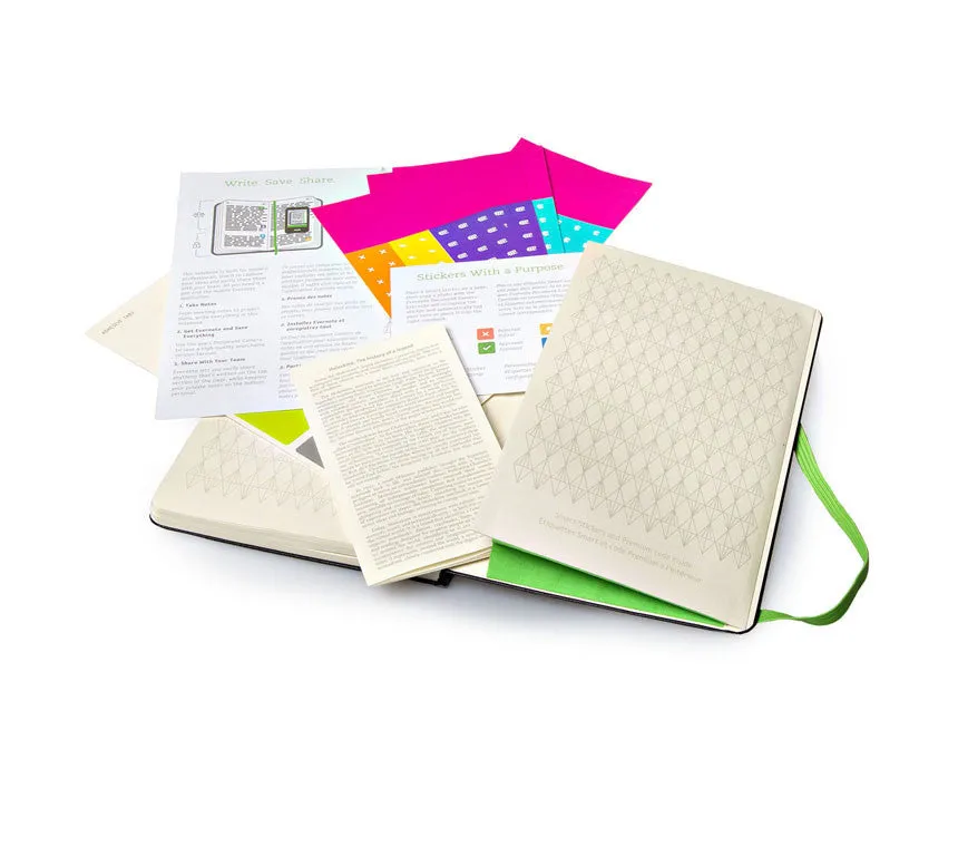 Moleskine Evernote Business Notebook with Smart Stickers - Extra Large