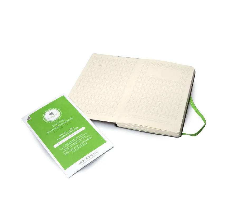 Moleskine Evernote Business Notebook with Smart Stickers - Extra Large