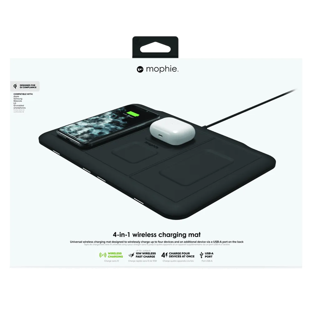 mophie 4 in 1 Wireless Charging Pad 10W by mophie