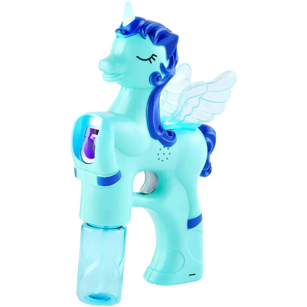 Mud Pie Blue Unicorn Bubble Maker