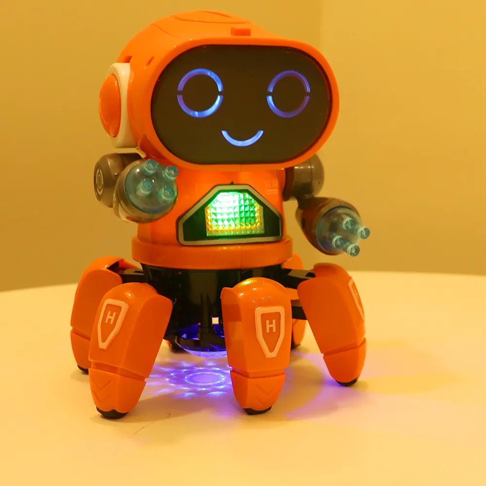 Musical & Light Pioneer Robot Toy for Kids (Hand & Feet Movement)
