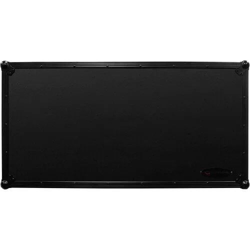 Odyssey FZ12CDJWXD2BL Extra-Deep Coffin Flight Case for 12" DJ Mixer and Two Large-Format Media Players (All Black)