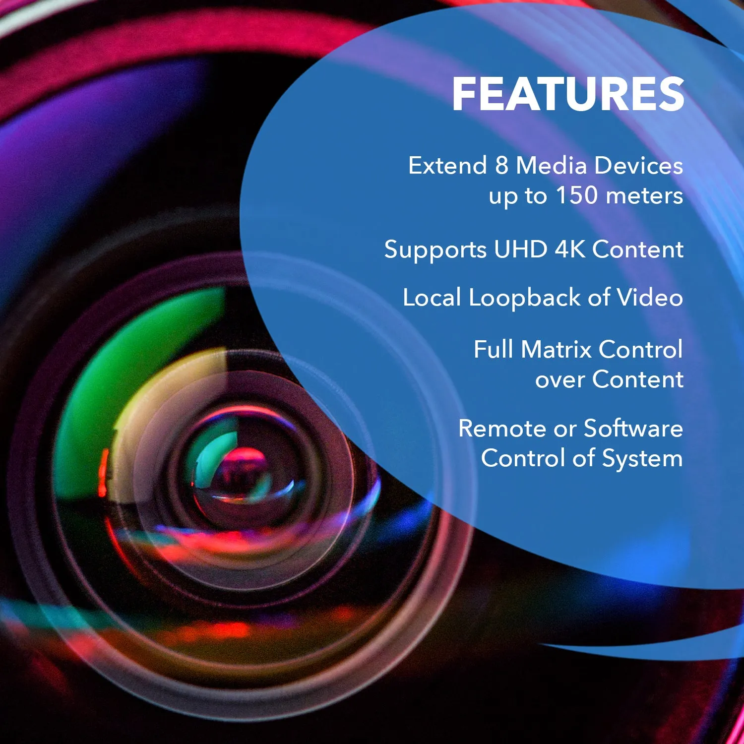 OREI UHD88EXB230R-K: 8x8 4K HDMI Matrix Switcher Extender Over CAT Cables
